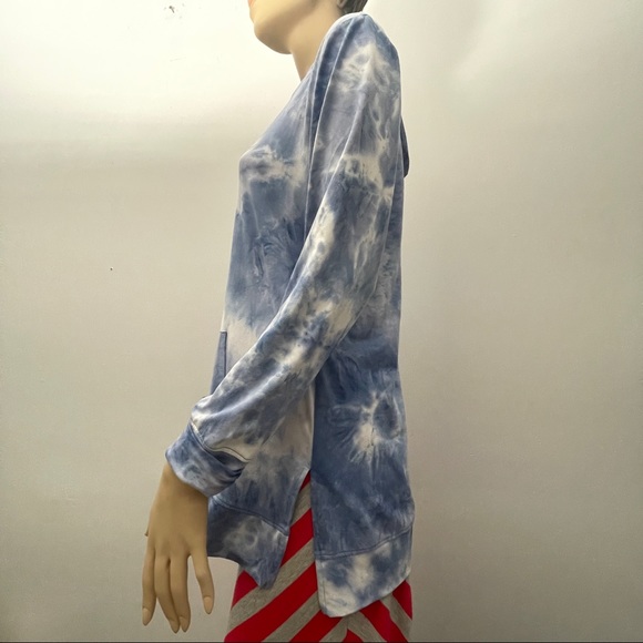 RBX Blue Tide dye light hoodie Size Medium - Picture 5 of 8